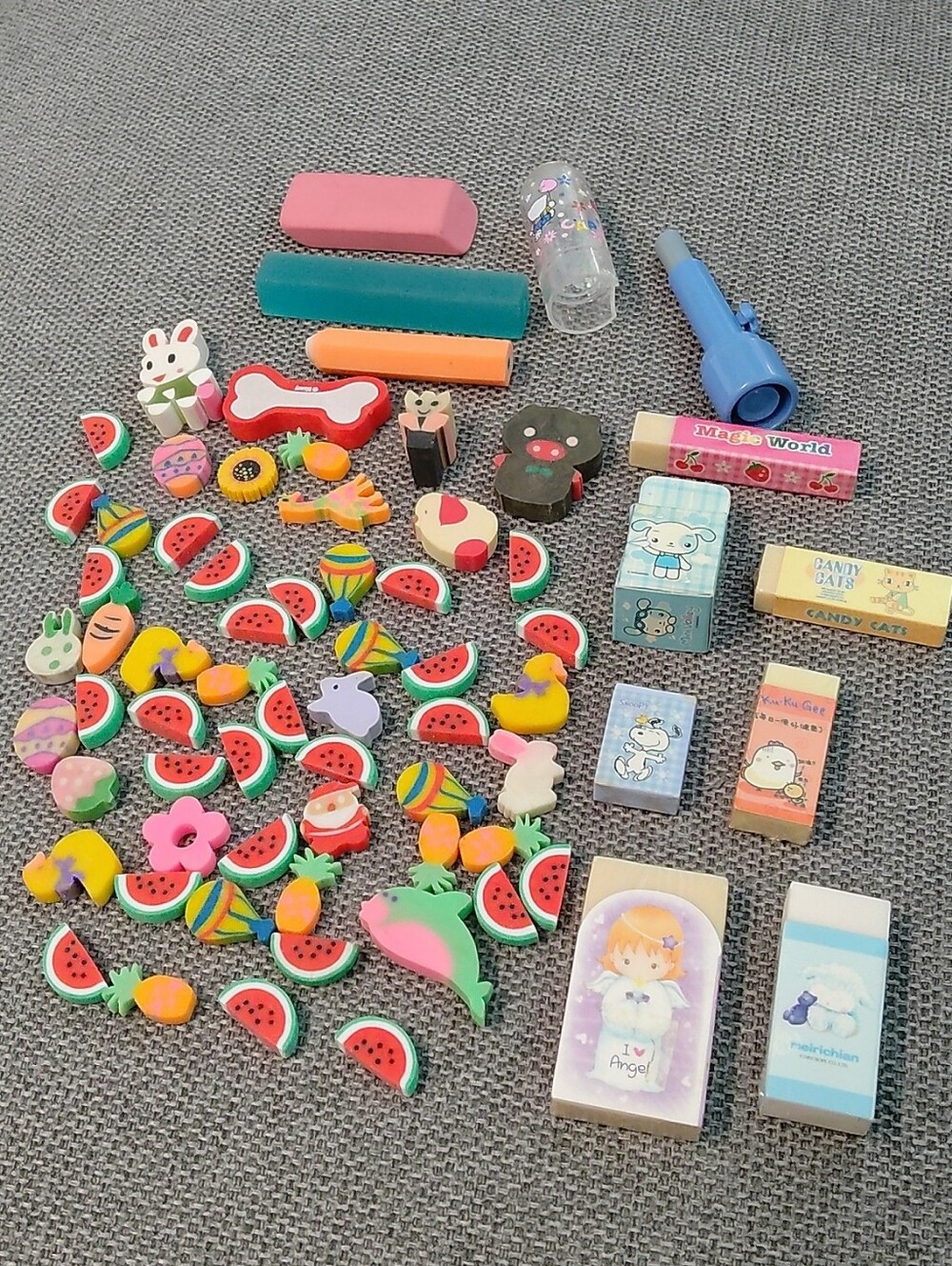 68 Pieces Assorted Novelty Erasers For Kids School Supplies Back To School